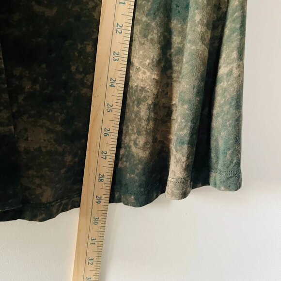 Logo Layers Womens Green Open Front Abstract Textured Knit Cardigan Size Large - Picture 6 of 8